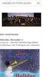 Mobile Screenshot of americanwindband.org
